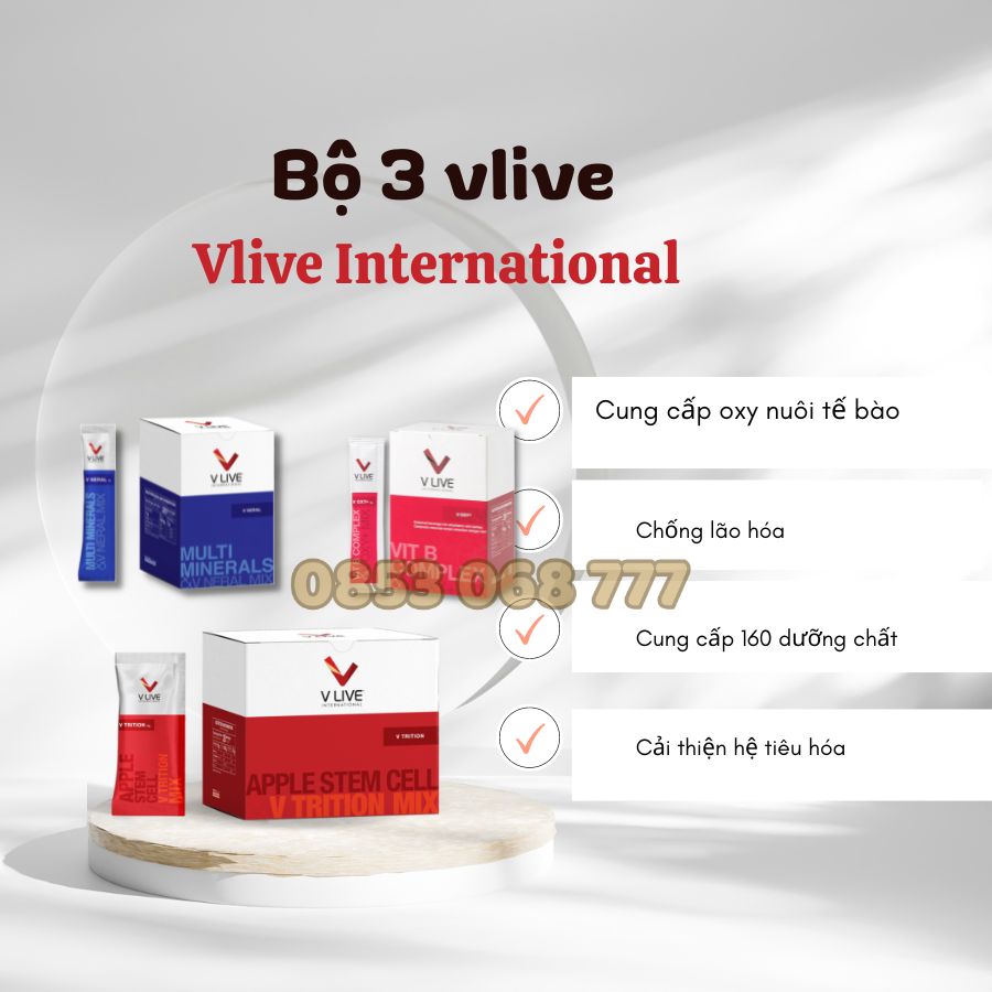 tác dụng của bộ 3 vlive